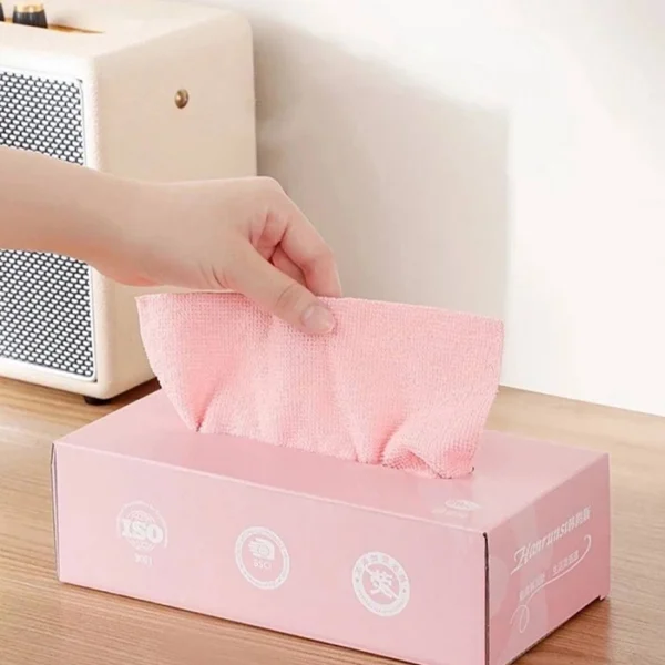 علبة فوط مايكروفايبر 20 × 20 سم - متعدد الالوان