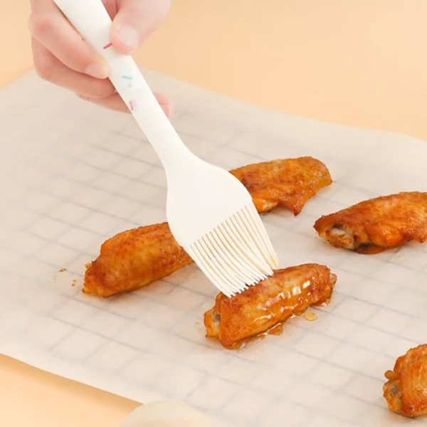 فرشاة زيت من السيليكون - متينة ومرنة، مقاومة للحرارة، غير لاصقة، متعددة الأغراض، آمنة للاستخدام في غسالة الصحون