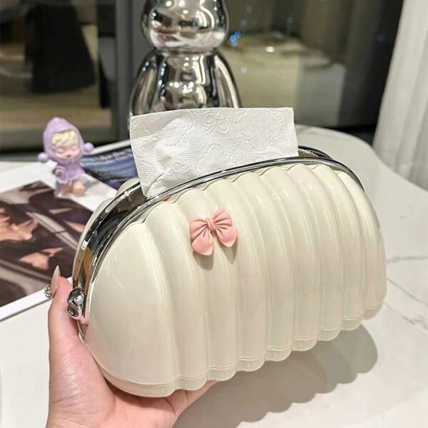 صندوق مناديل لغرفة المعيشة، صندوق ورقي فاخر خفيف الوزن