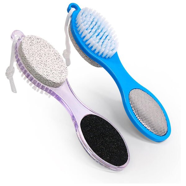 فرشاة حجر خفاف لتنظيف القدمين 4 في 1 للعناية بالقدم