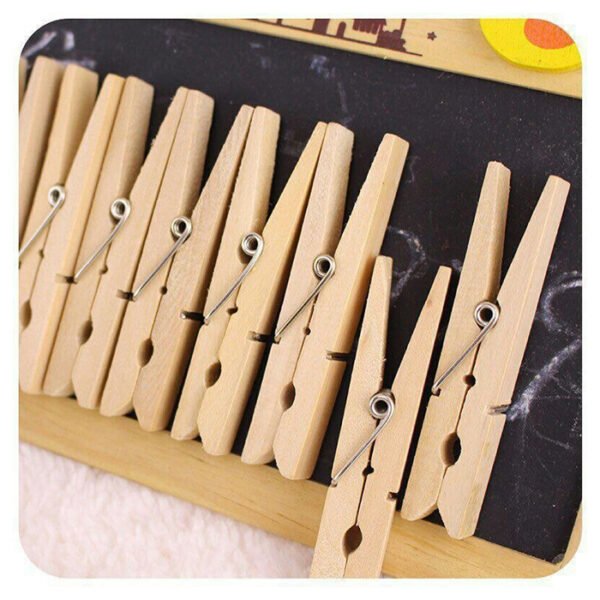 مشابك غسيل خشبية - العبوه ٢٠ مشبك