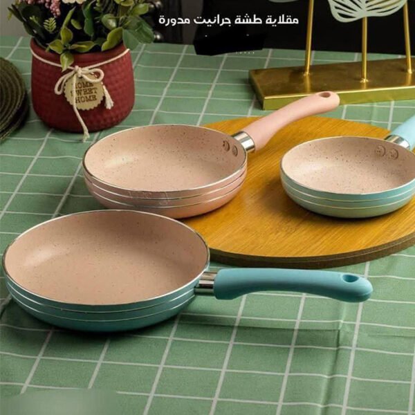 مقلاة غير قابلة للالتصاق من الجرانيت - قطر 12 سم