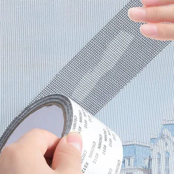 شريط عدة اصلاح لاصق قوي من الالياف الزجاجية قابل للتعديل للشبابيك والشبكات والابواب