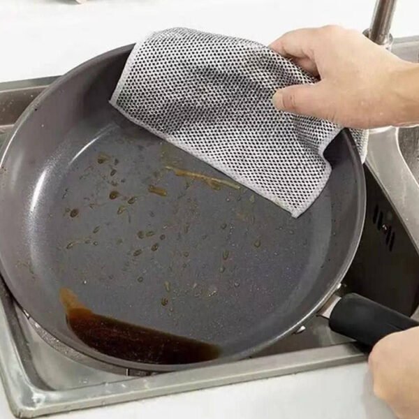 فوطة تنظيف سلكي متعدد الاغراض غير قابل للخدش سهلة الشطف