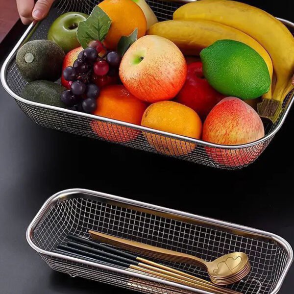 صفايه استانليس ستيل (مقاس كبير) - لتصفيه الخضروات والفواكهه مقاوم للصدأ