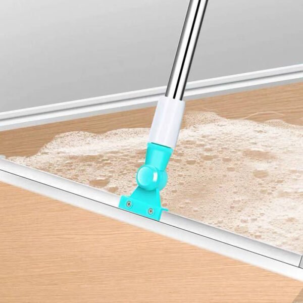 مساحه متحركه بيد استانليس - للأرضيات والأسقف والزجاج لكافة الاستخدامات المنزلية - بتلف 180 درجة