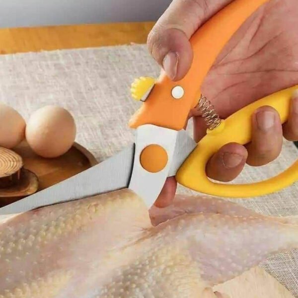 مقص مطبخ متعدد الوظائف، مقص للطهي لتلبية جميع احتياجاتك، أدوات مطبخ مثالية لقطع الدجاج والسمك واللحوم، مقص متعدد الاستخدام لكل وصفة