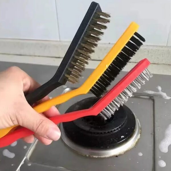 مجموعة فرشاة سلكية كبيرة للبوتوجاز 3 قطع