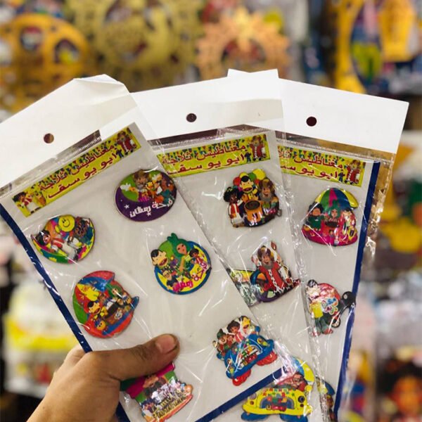 مغناطيس الثلاجة اشكال وشخصيات رمضان - 6 قطعة