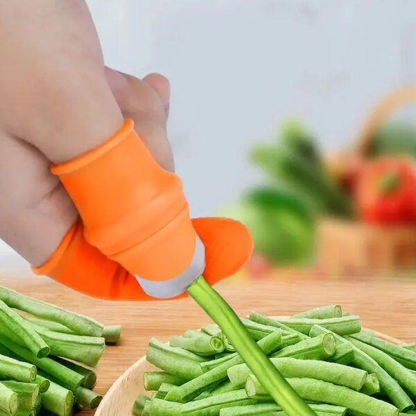 إصبع سيليكون لقطع وتقشير - مجموعة واحدة