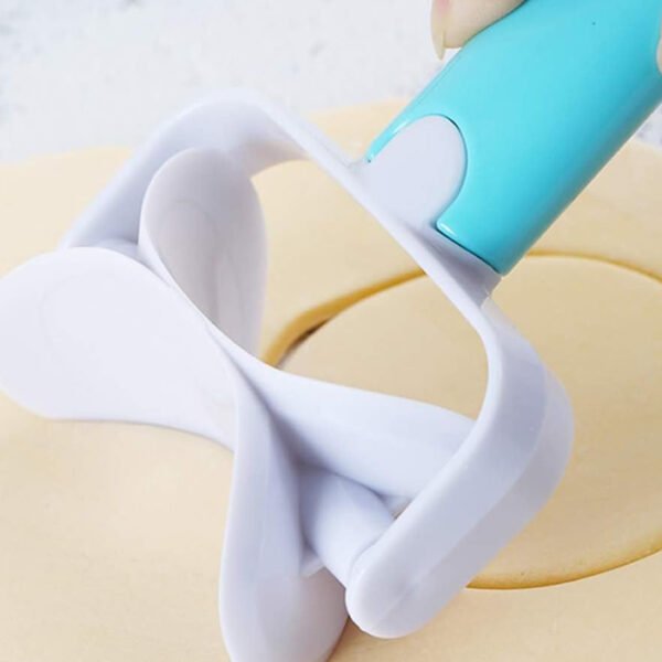 قطاعة عجين دوارة لتقطيع المعجنات والبسكويت على شكل دائرة وصنع قوالب الفوندان