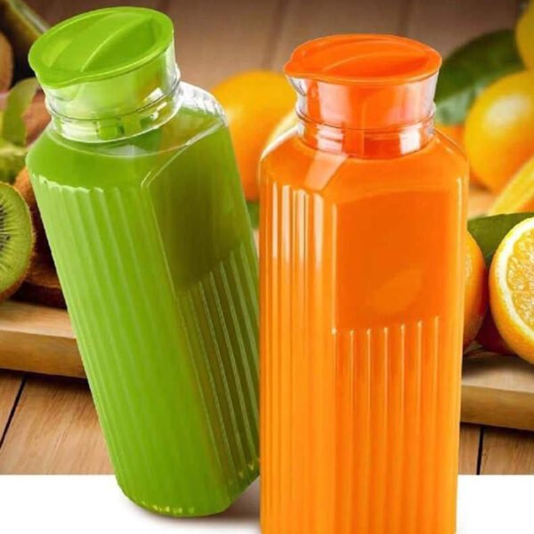 مجموعة زجاجات ديلوكس من لمسة، رقم 3 - متعددة الالوان – فوهة للسكب - الطقم 2 زجاجة