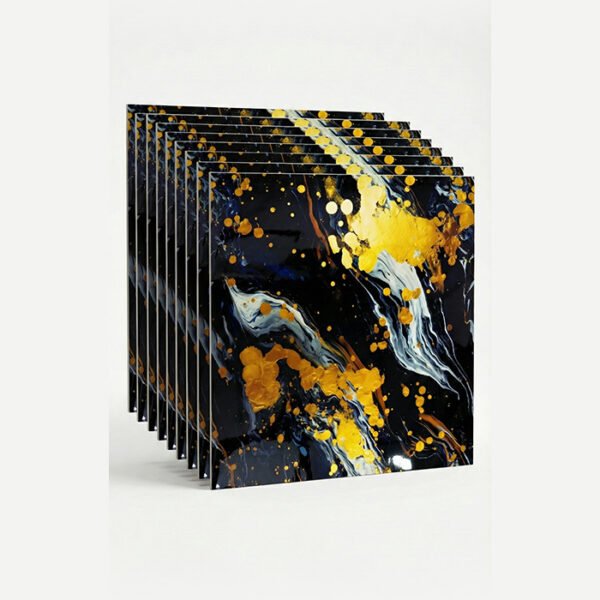 بلاط فوم لاصق رخامي ضد المياه و ضد التجريح للارضيات و الحوائط - 60 سم * 60 سم