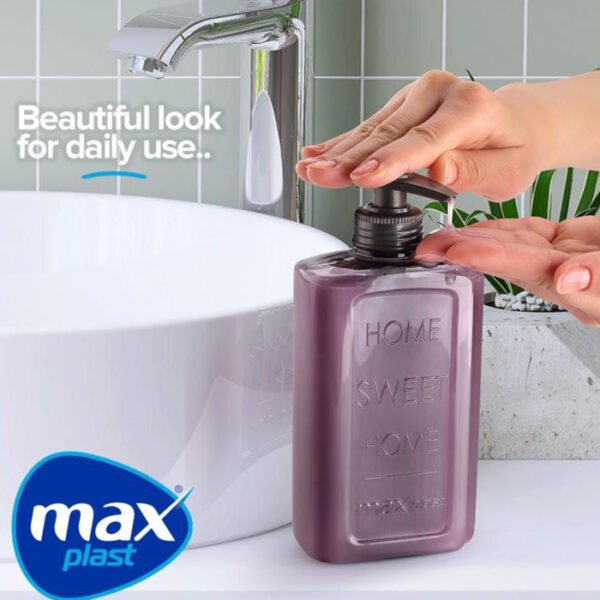 موزع صابون هاندي من ماكس بلاست - ألوان متعددة - سعة 500 مل قطعة واحدة