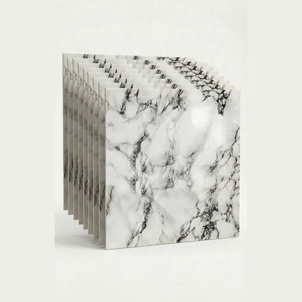 بلاط فوم لاصق رخامي ضد المياه و ضد التجريح للارضيات و الحوائط - 60 سم * 60 سم