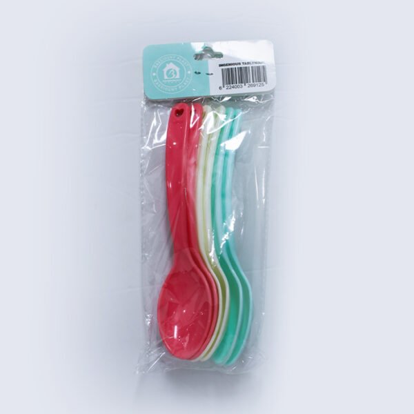 طقم معالق - 6 قطع - متعدد الالوان